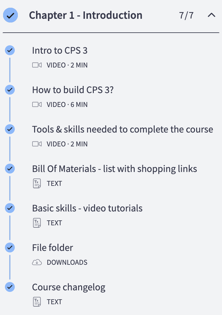 CPS 3 Course
